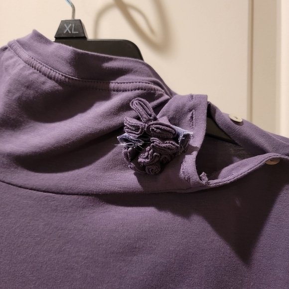 Soft Surroundings Fancy Lightweight Turtleneck Size L - Picture 2 of 8